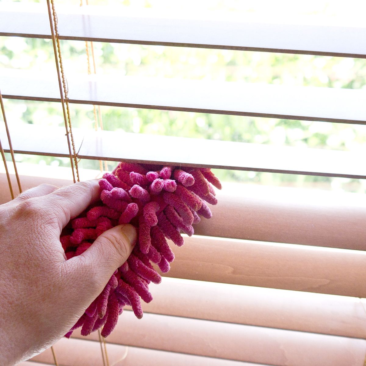 Blinds — professionally cleaned