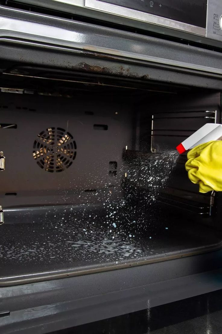 Oven — professionally cleaned